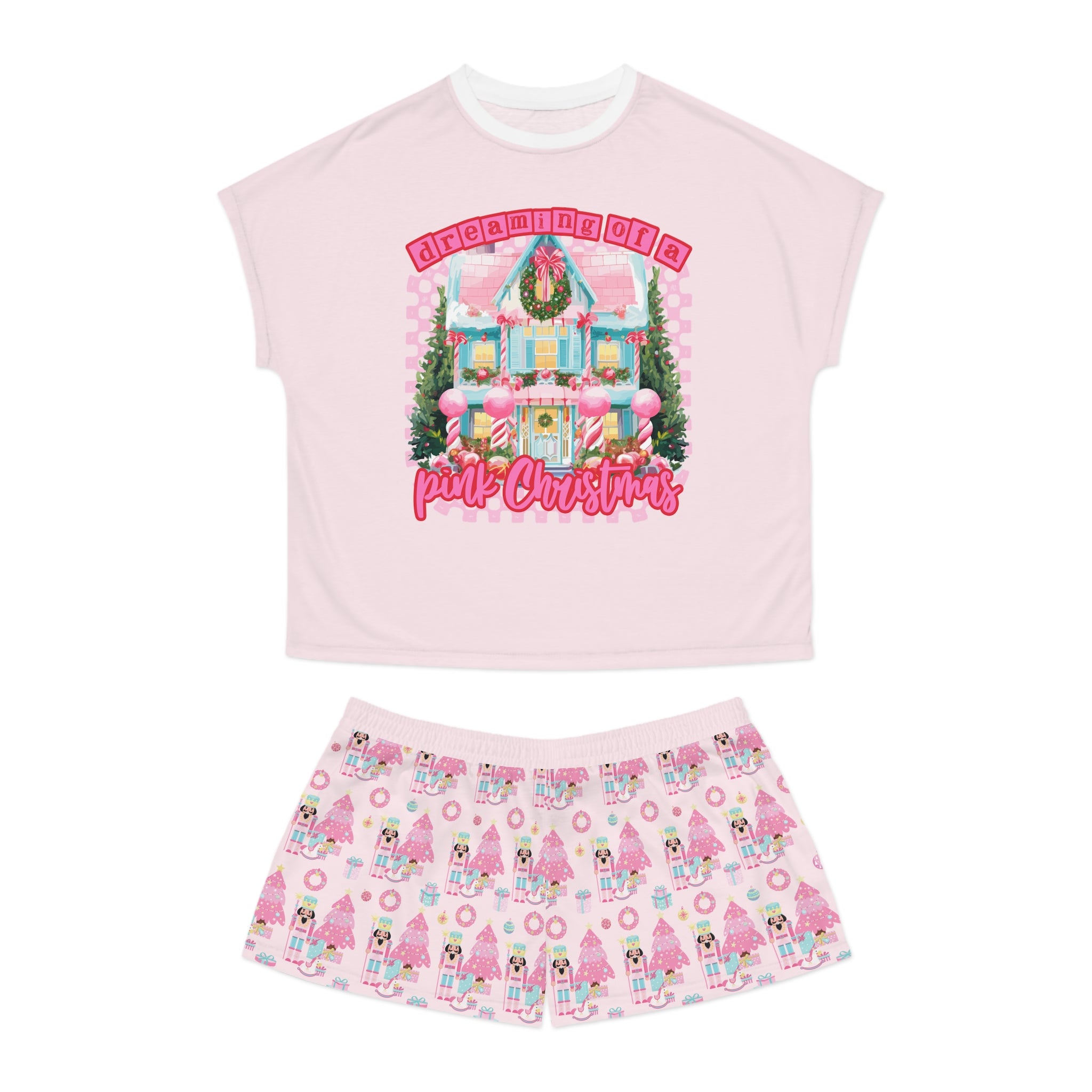 Dreaming of a Pink Christmas Women's Pajama Set