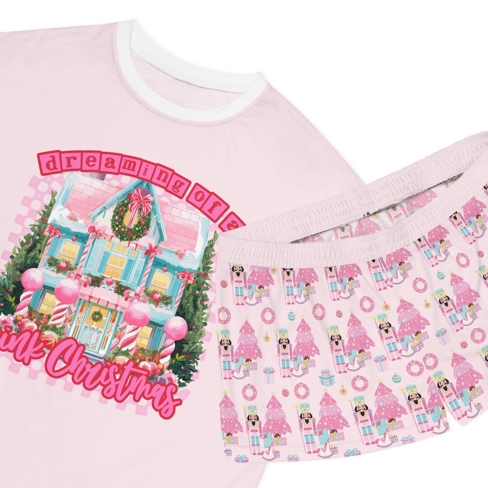 Dreaming of a Pink Christmas Women's Pajama Set