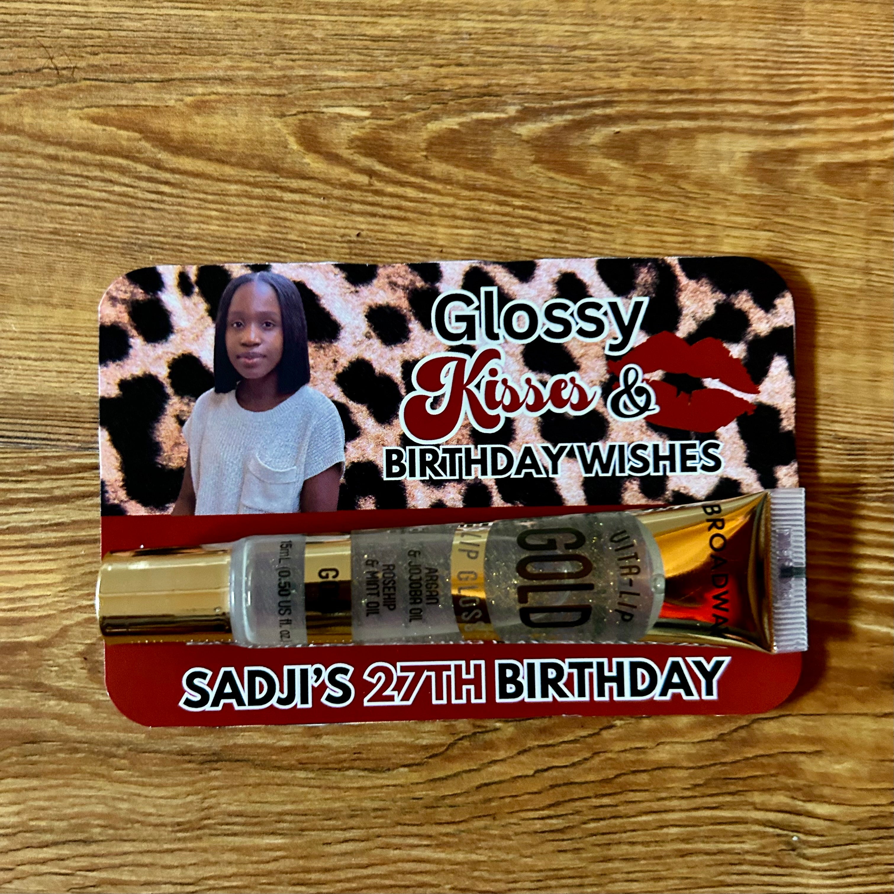 Lip Gloss Card Holder